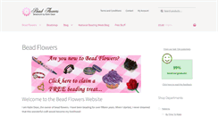 Desktop Screenshot of beadflowers.co.uk
